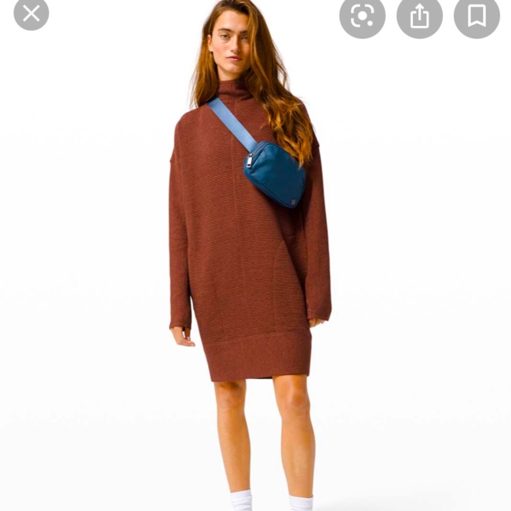 Lululemon Call for Cozy Dress Ancient Copper 6